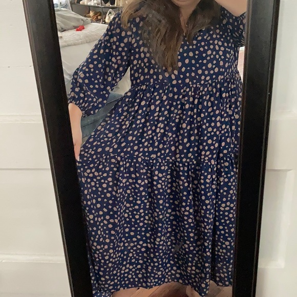 easel Dresses Easel Los Angeles Polka Dot Midi Dress Poshmark